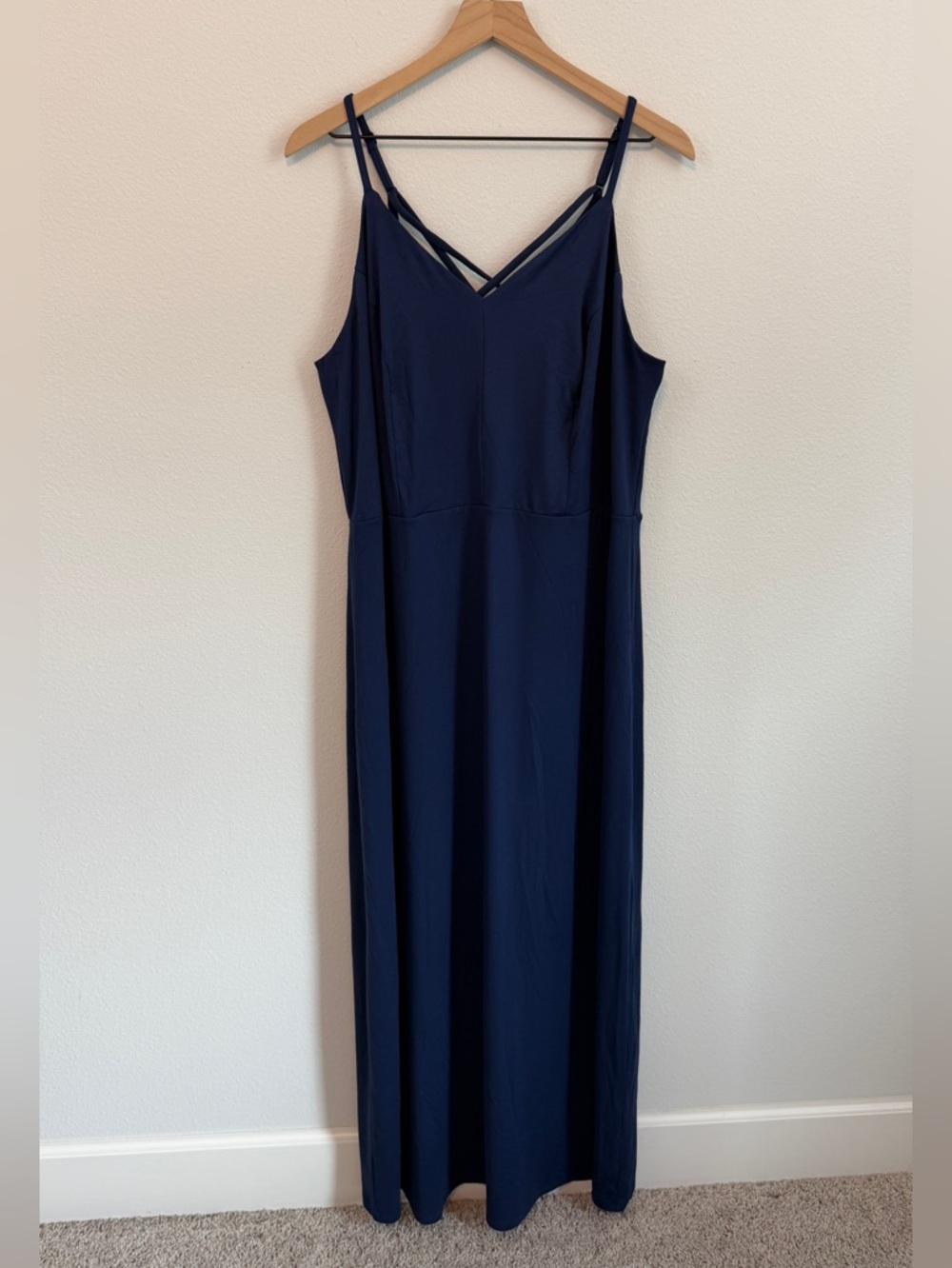 Market & Spruce Navy Spaghetti-Strap Empire Waist Maxi Dress - Picture 4 of 10